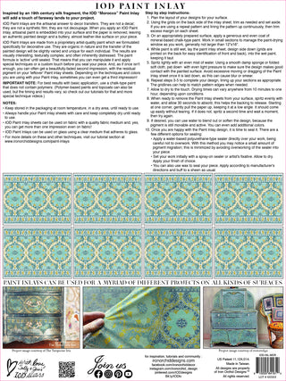 Paint Inlay Morocco IOD