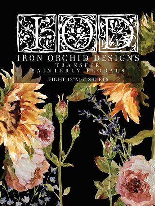 Transfer Painterly Florals