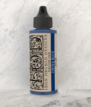 INK Iron Orchid Designs China Blue IOD