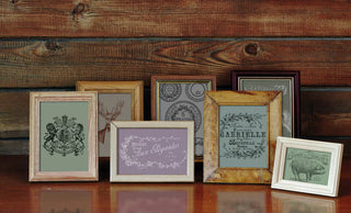 IOD Antiquities stamp DIY paper art and craft project in picture frames